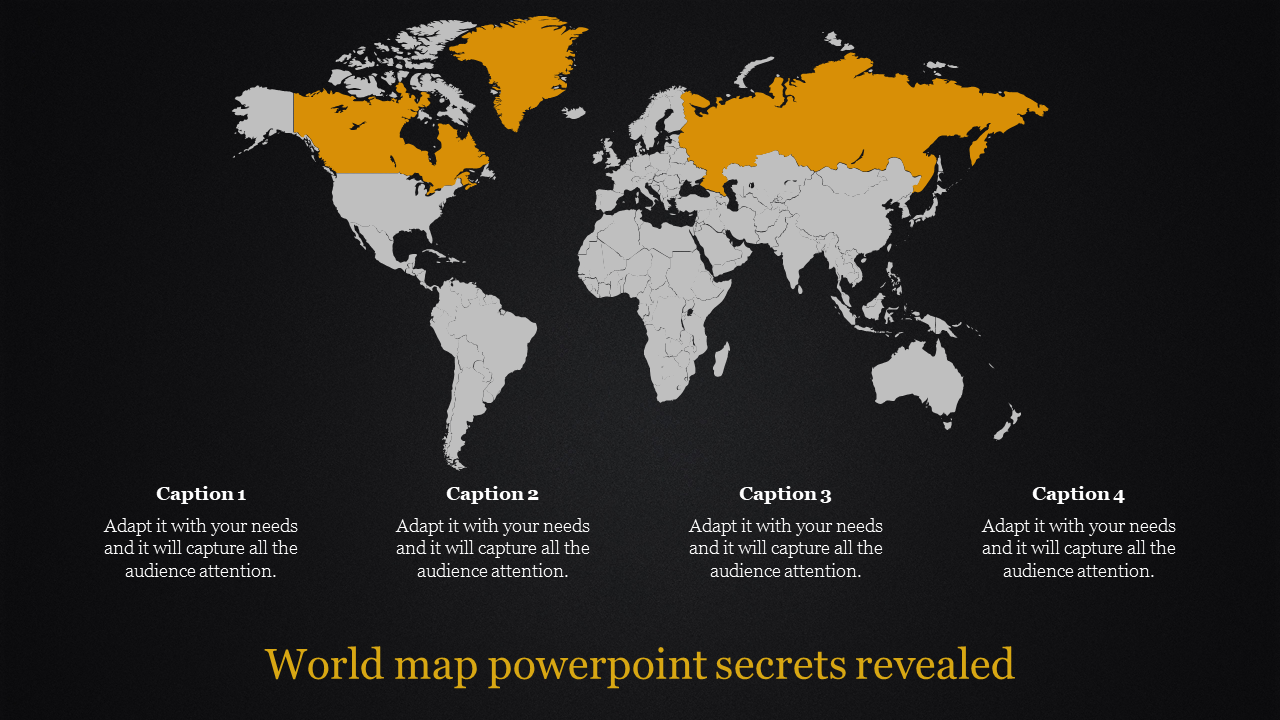effective world map powerpoint